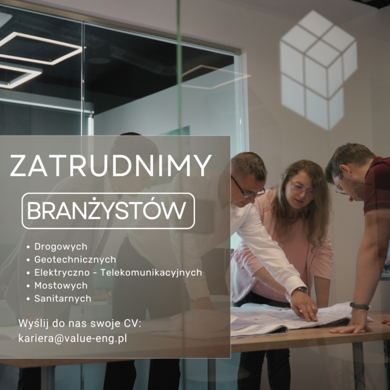 ZATRUDNIMY BRANŻYSTÓW!