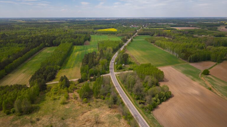 Projekt ścieżki rowerowej – spojrzenie z lotu ptaka 